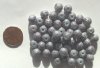 50 8mm Textured Metallic Grey